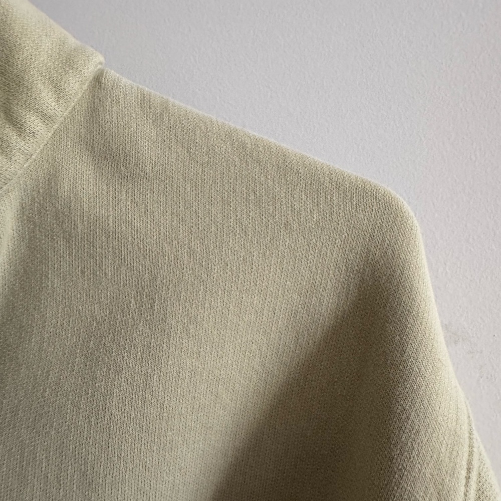 AYR | Cropped Quarter Zip Ling Sleeve Sweatshirt Green, Women’s XS - Picture 4 of 6